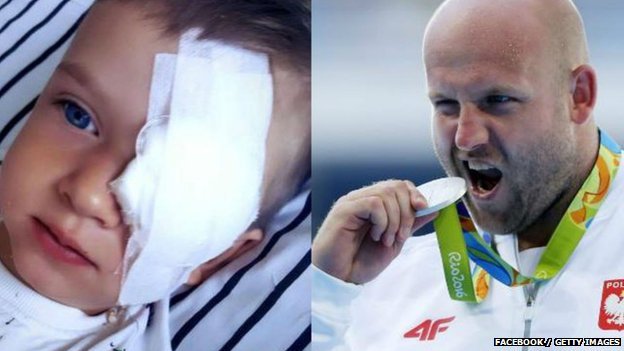 Olek (left) and Piotr Malachowski