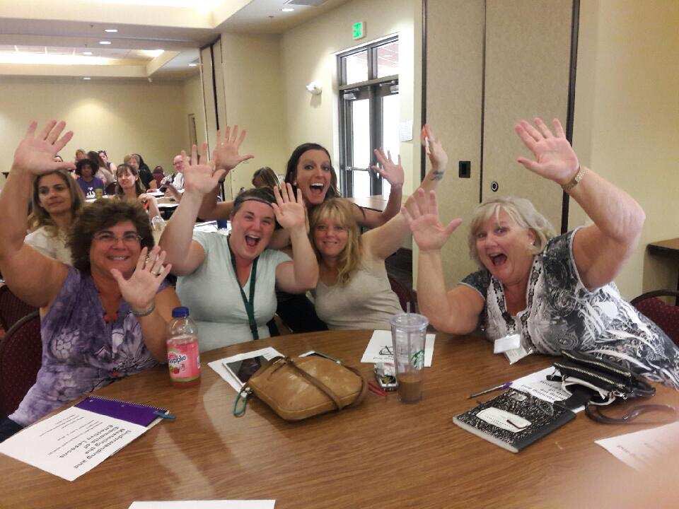 <a href="/AmberleaPESD92/">Amberlea Elementary</a> @PESD92 kinder team excited for new learning and professional development!