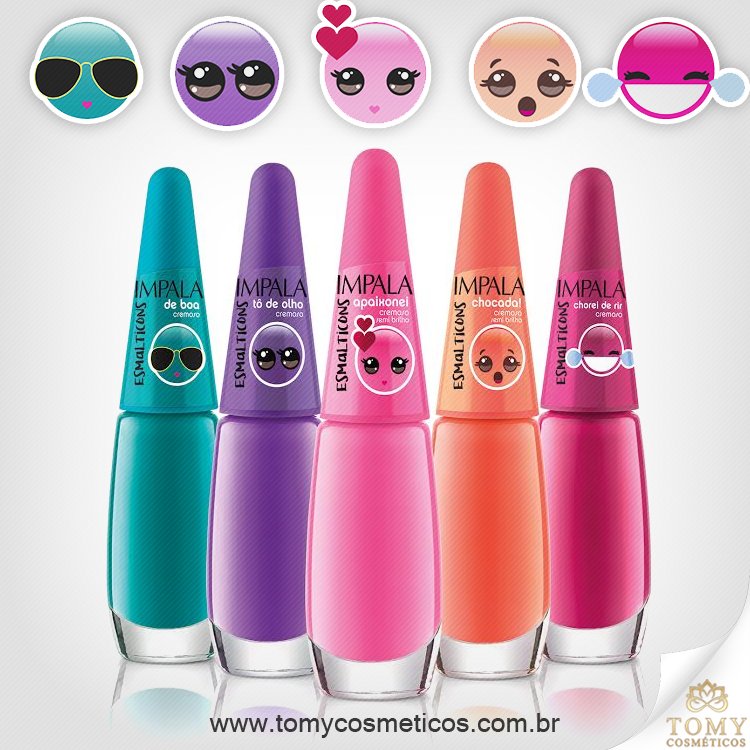 tomycosmeticos's tweet photo. Novidade!!! Impala Esmalticons

#unhas #esmalte #vempratomy #tomycosmeticos #manicure #tatuape #mooca #analiafranco https://t.co/88ez2fKAHY