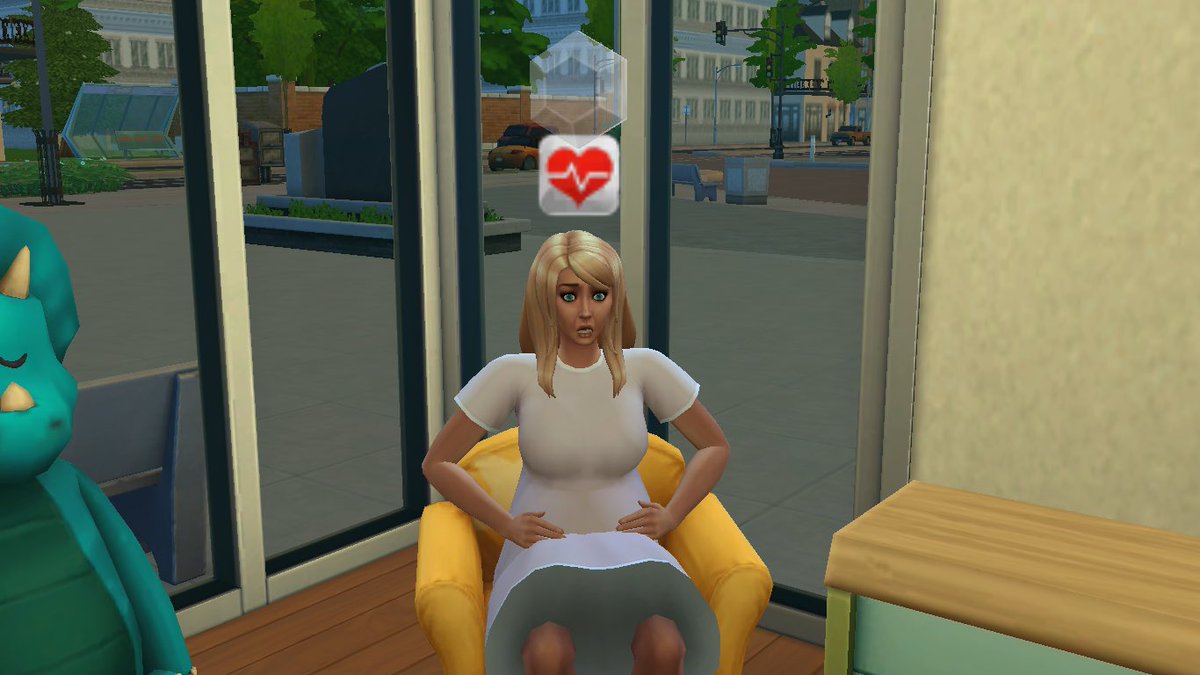SuperSimmerBabe's tweet image. Charlotte went into labor shortly after the dinner party #TheSims #TheSims4