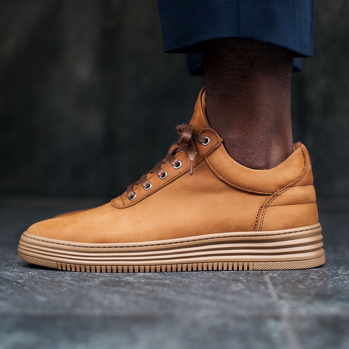 Filling Pieces low eva lane velvet orange oranje - shoebaloo.nl/