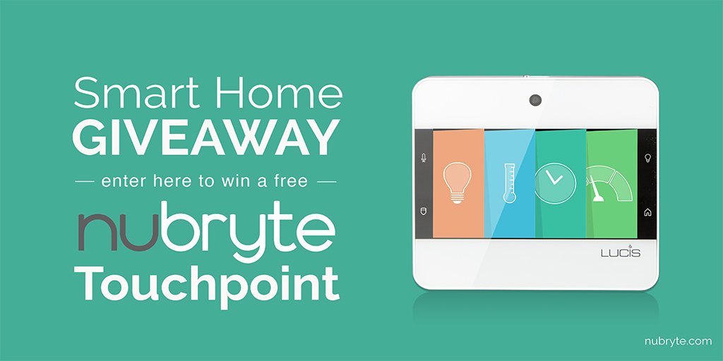 Nubryte's tweet image. Bring your home to life with FREE #homeautomation! ow.ly/4AXX303OcQN #win #entertowin #contestalert #giveaway