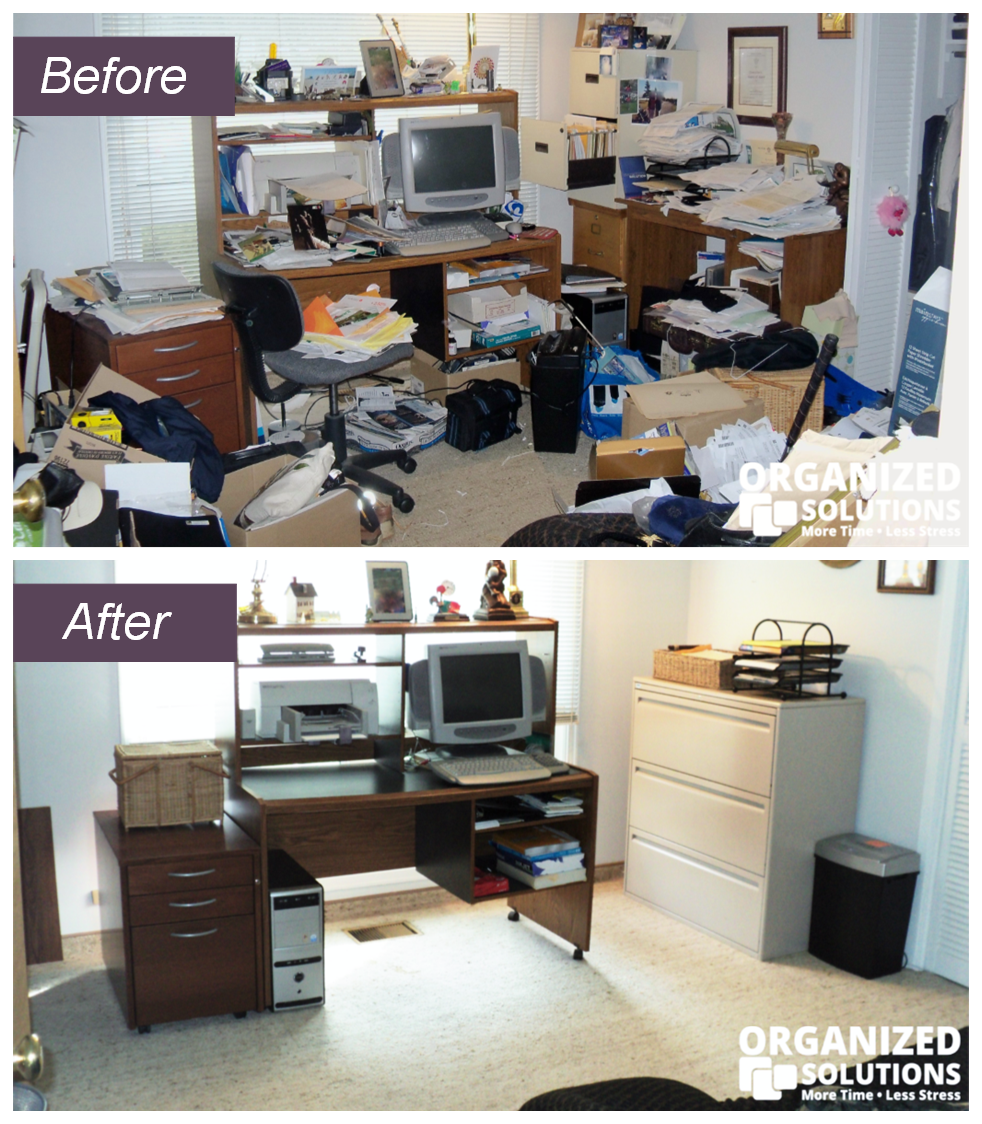 organized_now's tweet image. We cleared surfaces, purged files, &amp;amp; sorted cupboards until this #HomeOffice was #Organized from top to bottom #TBT