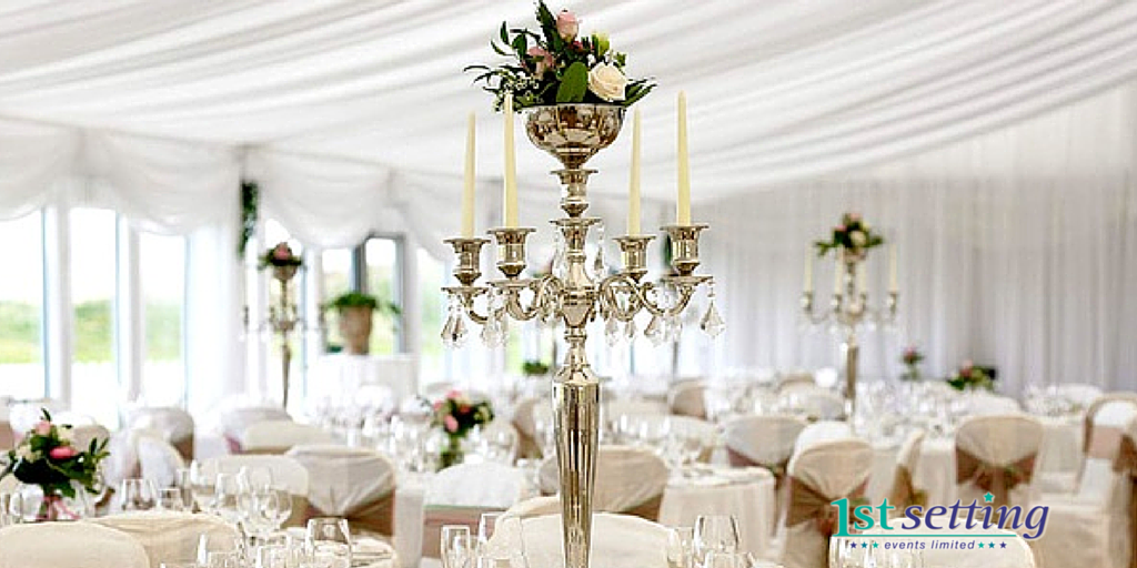 1st_Setting's tweet image. We love this centerpiece! At night, the candles lit or unlit, it looks truly beautiful #Kent