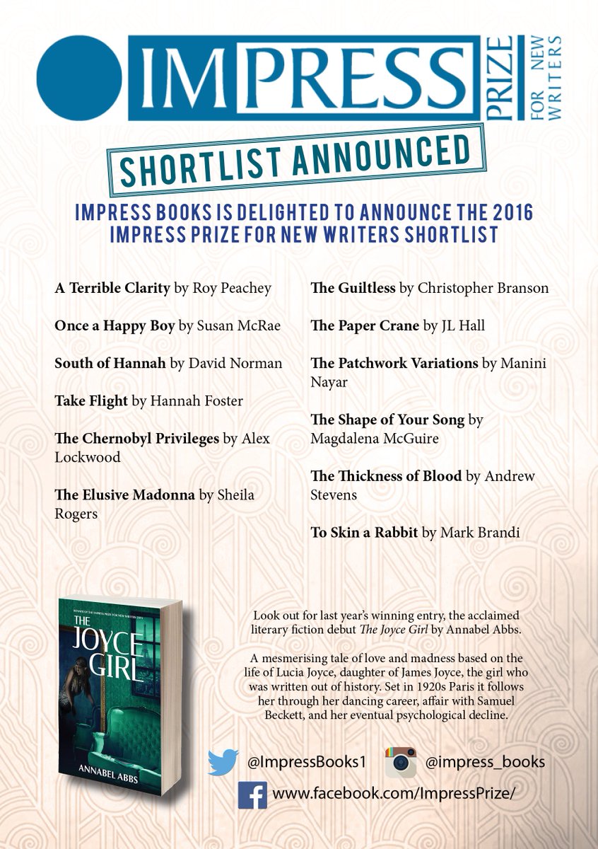 Watchword_eLit's tweet photo. Missed the @ImpressPrize shortlist announcement? We'll be getting to know our #writers every day from 19 September https://t.co/E8iOJvaD8s