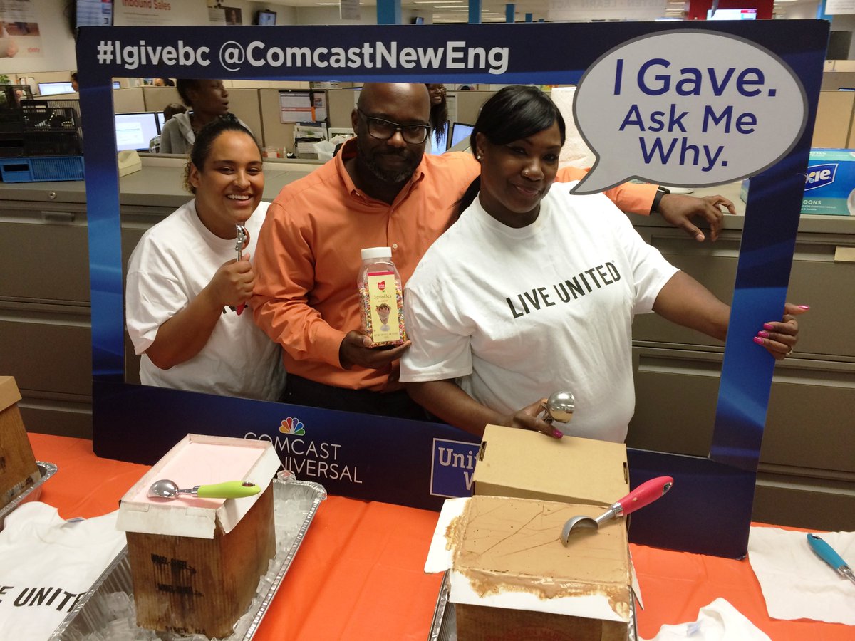 G0ldil0x24's tweet photo. .@ComcastNewEng #CommOps employees #IceCream social #igivebc #LiveUnited helps #CT chapter @mssociety @unitedwayinc https://t.co/kTyW1MEgm3