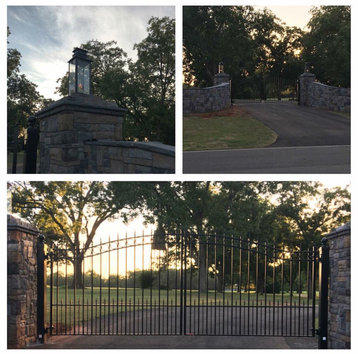 SallyRun1780's tweet photo. Gate up!!! Landscaping on the way!!! Come see us!!! #sallyrun #weddings #weddingvenues #southgeorgiavenues #venues https://t.co/9S4kPMokX7