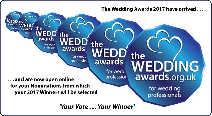 TheWeddingAwards.org.uk - who will be the next Nominee to enter these new awards for wedding professionals?