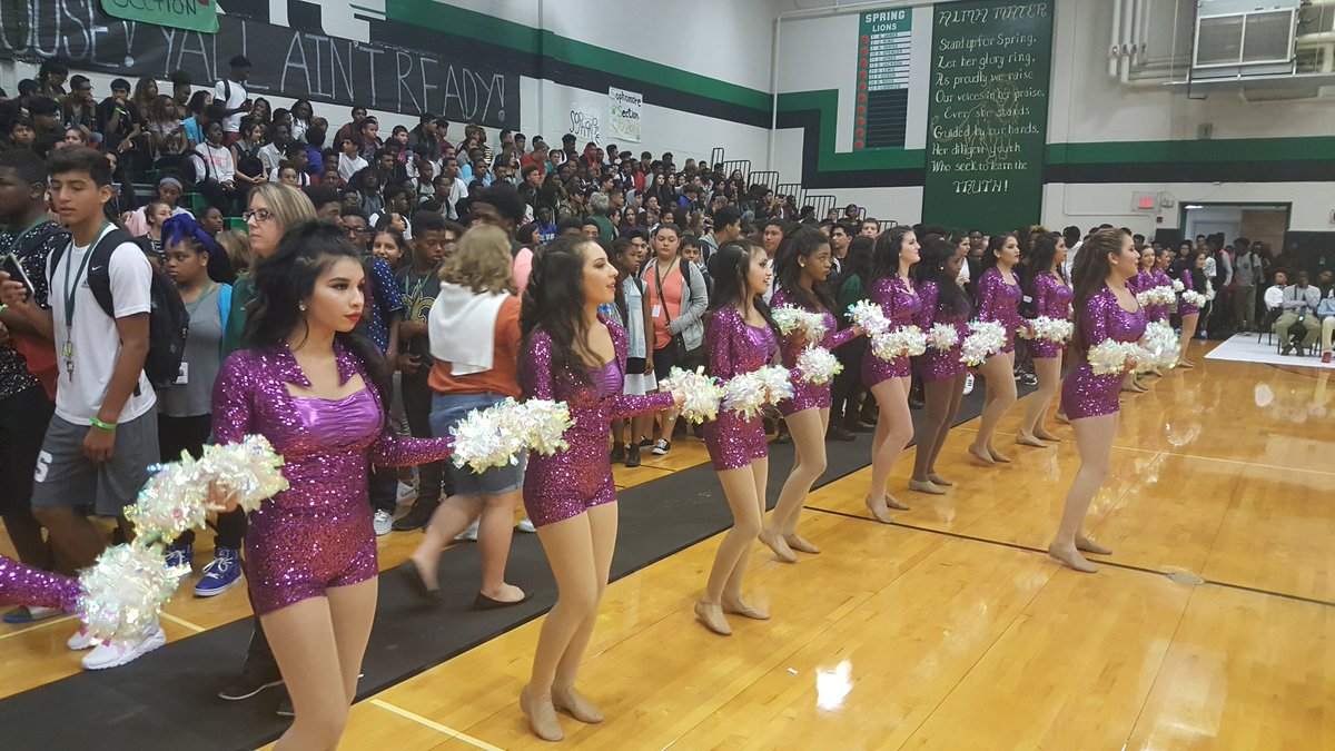 DiakaMelendez's tweet image. First Pep Rally was awesome!! @SpringHSDance @theSHSband @SpringHSDance @SpringHighCheer #wearespring