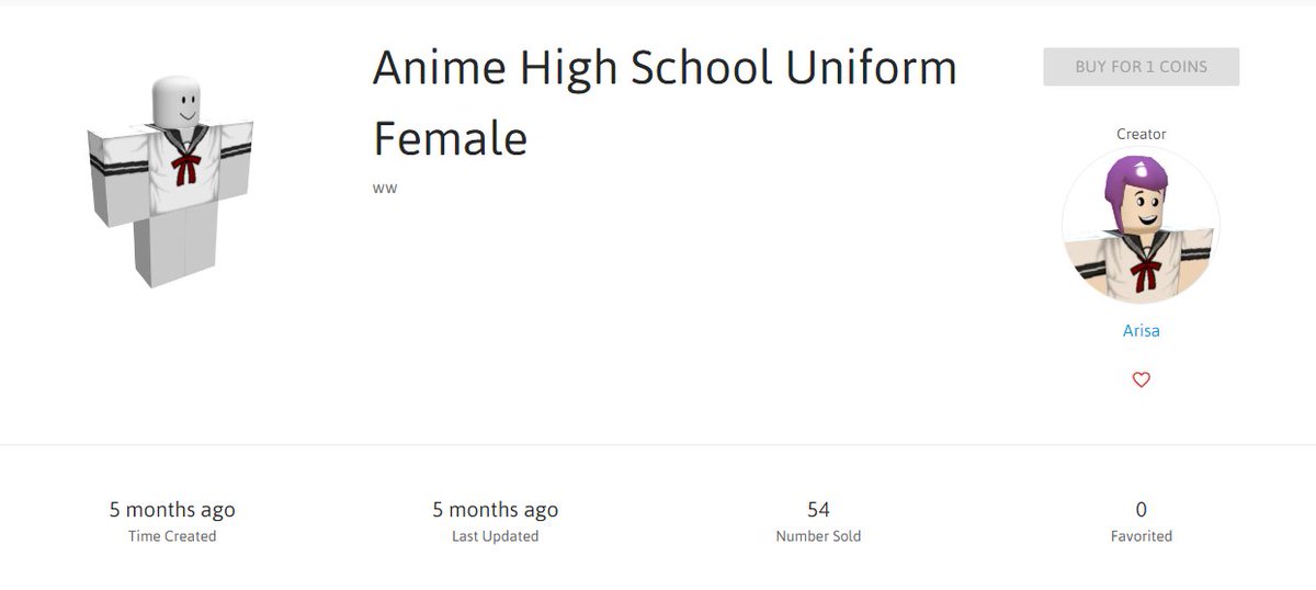 Anime School Uniform Roblox Losos - school uniform roblox