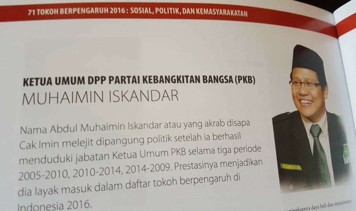 <a href="/cakiminpkb/">Cak Imin</a> salah satu 70 tokoh perpengaruh di Indonesia versi Men's Obsession #PKBMembelaRakyat @Emhaswahid