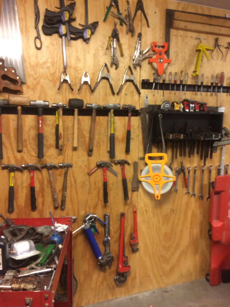 clscham's tweet photo. Lesson of day from our PDS tour:  organization is 🔑, a clean shop=a safe shop. 

#ksuaged #ksuaged17 #teachag https://t.co/GcJSPbLkfR
