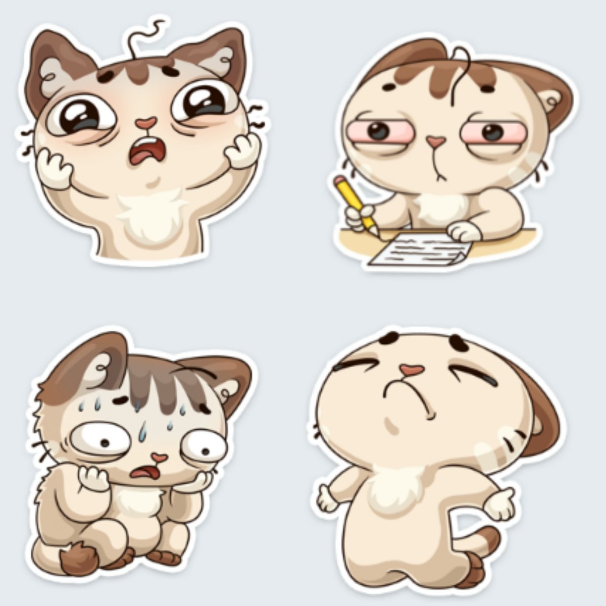 Что означают стикеры в вк расшифровка в картинках кот