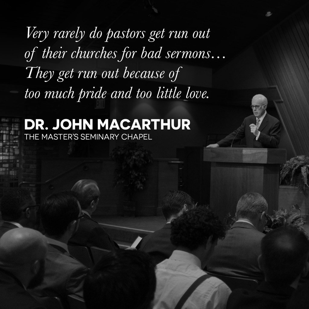 MastersSeminary's tweet photo. Today at TMS Chapel @johnmacarthur urged students to love the church. https://t.co/9sIS2tpq2s