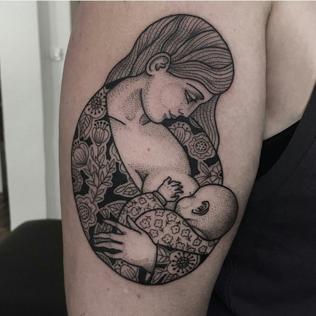Discover more than 65 tattoo on breastfeeding super hot