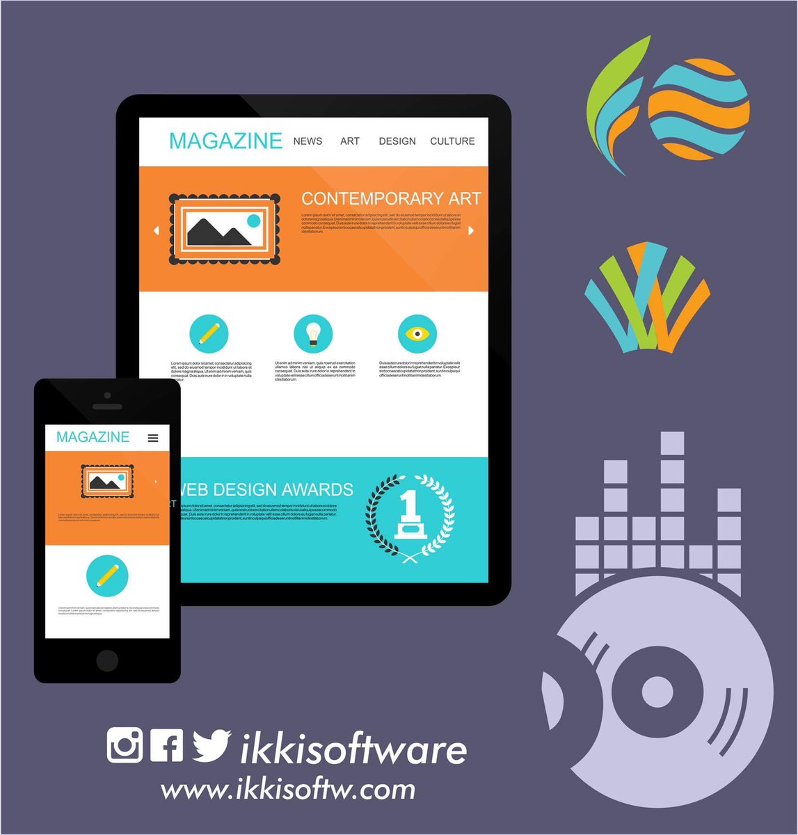ikkisoftware's tweet image. Creamos la identidad visual de tu empresa para que haga la diferencia en el mercado.
#ikkisoft #web #logo #design