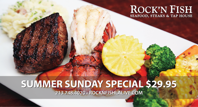 Leave the cooking to someone else &amp; join us @rocknfishlalive for Surf N' Turf, only $29.95!bit.ly/24W7G58