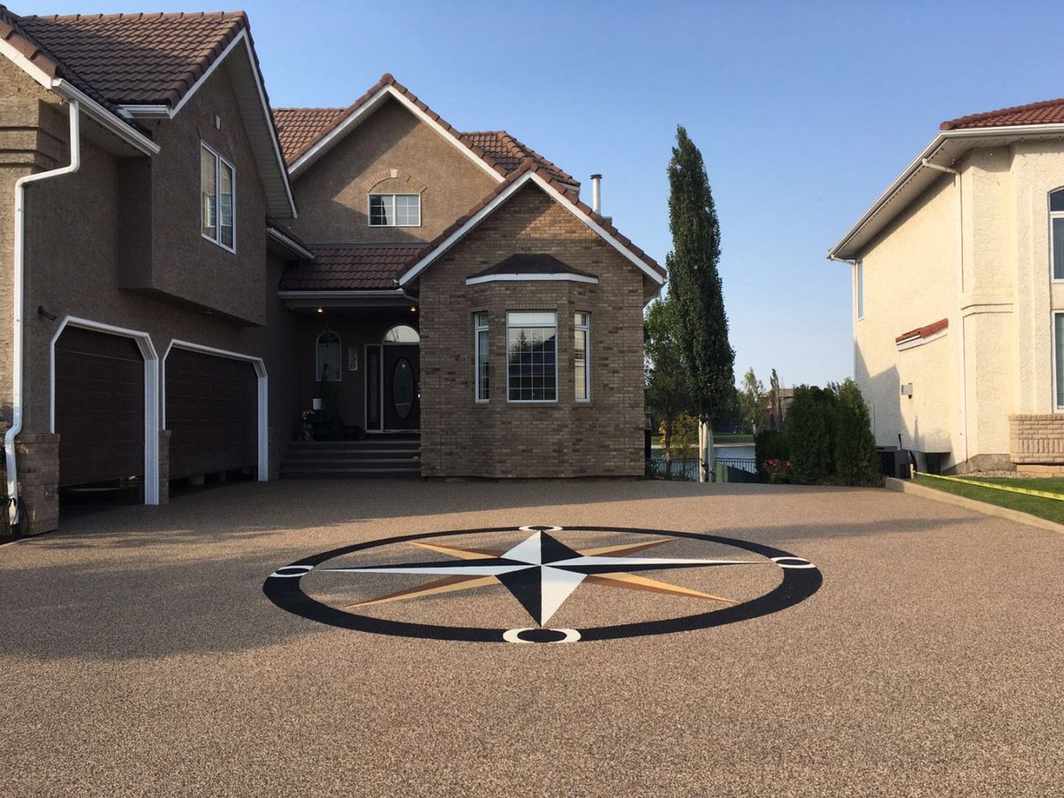 prairiesurface's tweet photo. Another beautiful #Rubber FX #driveway, see what we can do for you! https://t.co/G7Kdo3ARVi