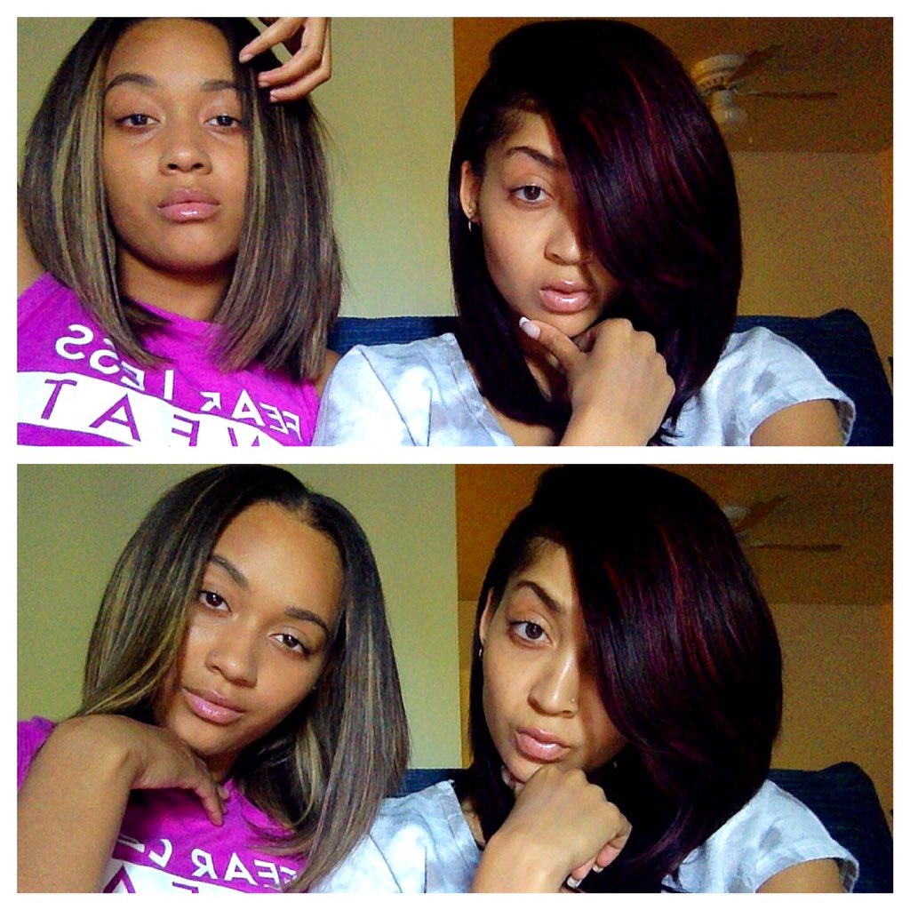 NiaBlanchard's tweet image. Double Trouble 😤 🔫😎🌹 #twinning #sistercode