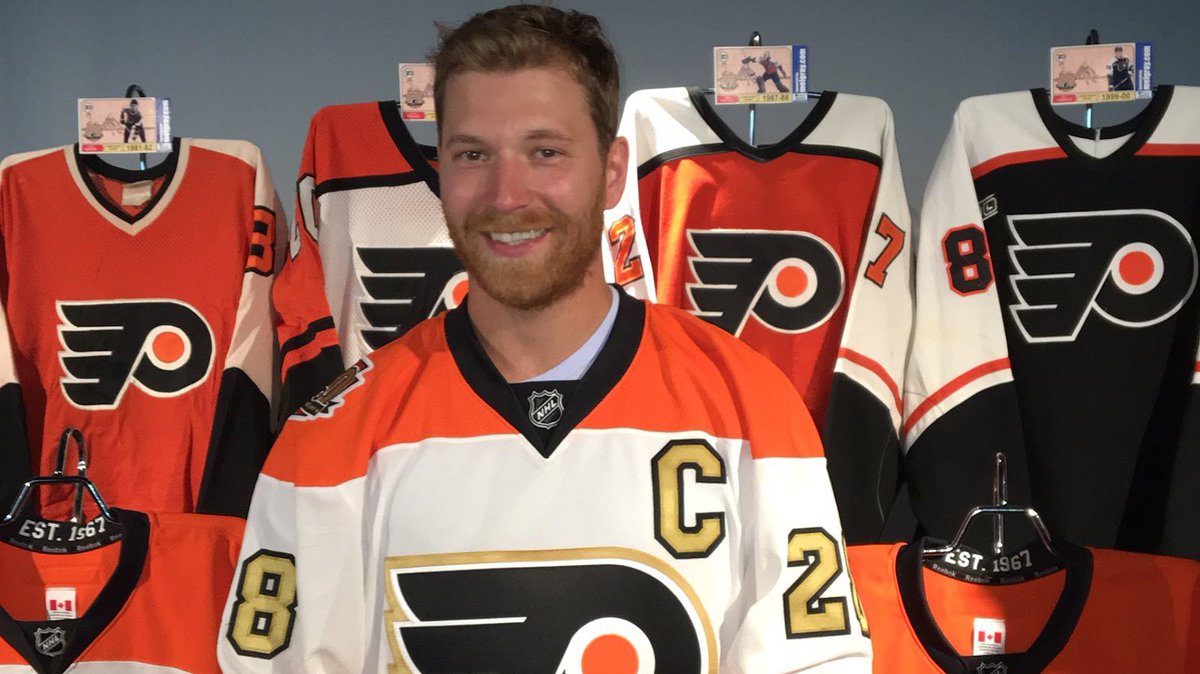 Zoo_Keys_'s tweet photo. At least Banya digs the new @NHLFlyers sweaters. 

#NHL #Philadelphia #Flyers #Hockey #Seinfeld https://t.co/qMtT7AUQ34