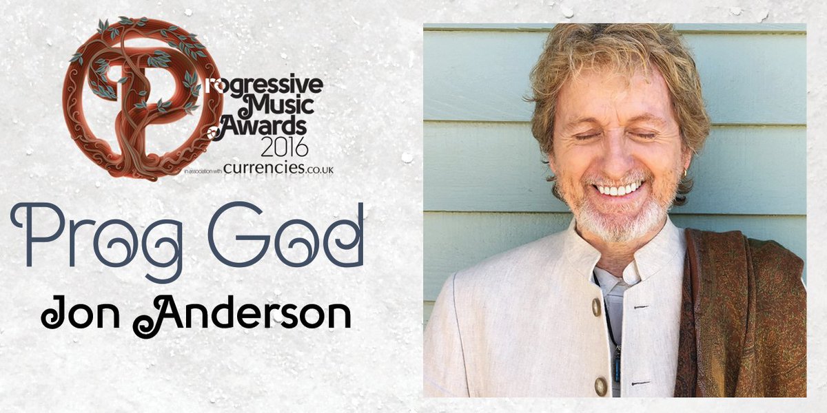 The winner of the Prog God award is <a href="/thejonanderson/">Jon Anderson</a> #progawards