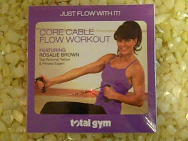 TOTAL GYM NEW &amp; SEALED CORE CABLE FLOW WORKOUT W ROSALIE BROWN DVD FREE SHIPPING...$10.99....ebay.com/itm/TOTAL-GYM-…