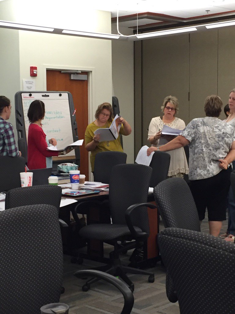 Meaningful work in Oklahoma  today!! Teachers digging in deeply to learning! <a href="/SolutionTree/">Solution Tree</a>
