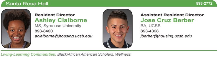 UCSBHousing's tweet image. Santa Rosa #ResHall professional live-in lead staff! #UCSBMoveIn2016