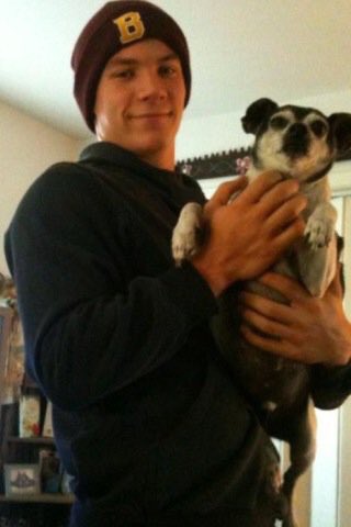 My dog(Dart) and I :)