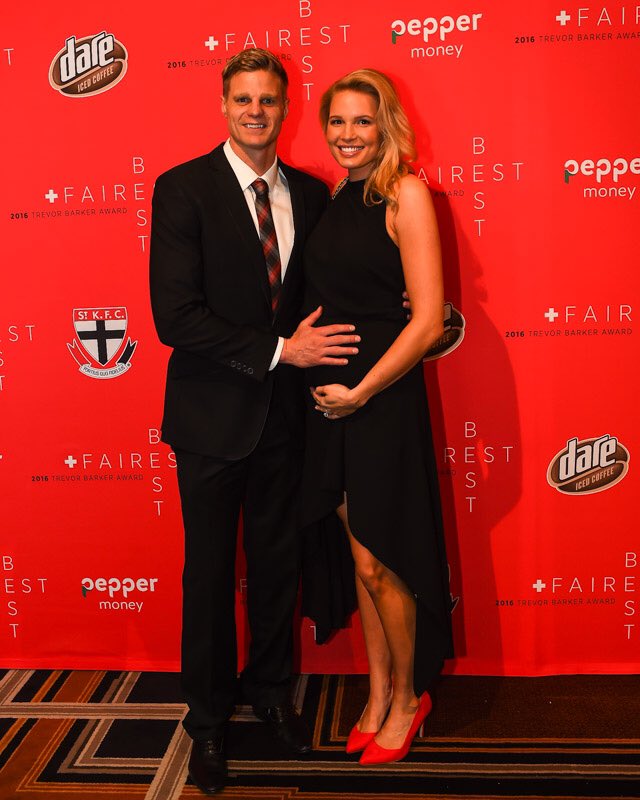 My favorite date 😘 <a href="/stkildafc/">St Kilda FC</a> #TrevorBarkerAward #GoSaints