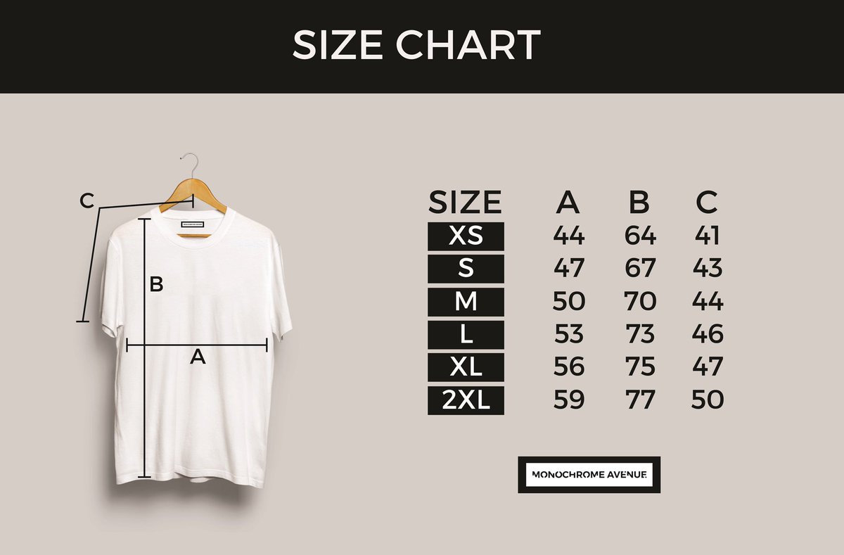 Avenue Size Chart