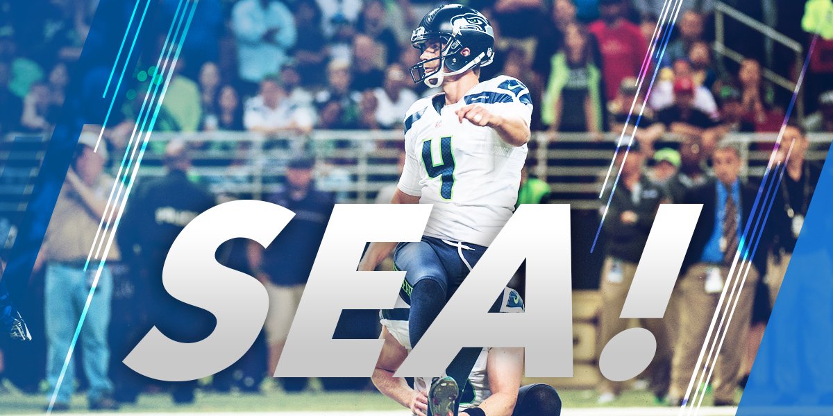 Seahawks's tweet image. It's time..

SEA!!