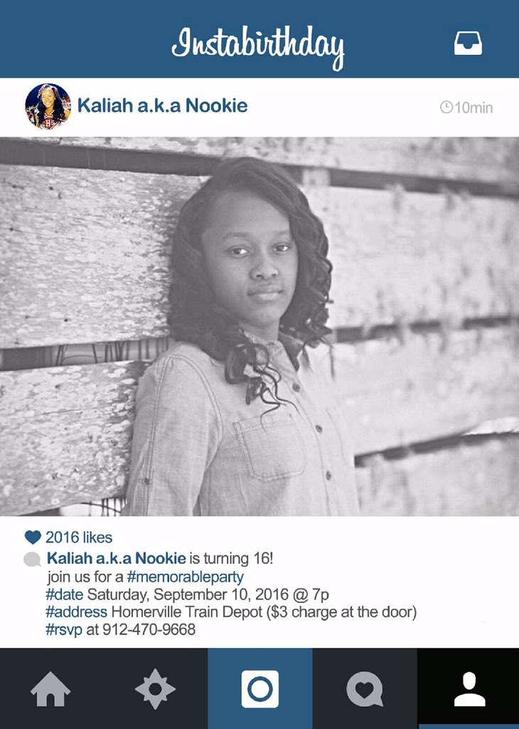 FliEffortLessli's tweet photo. Be There Next Saturday!! #Kaliah'sSweet16!! https://t.co/WDrBs8MP4Q