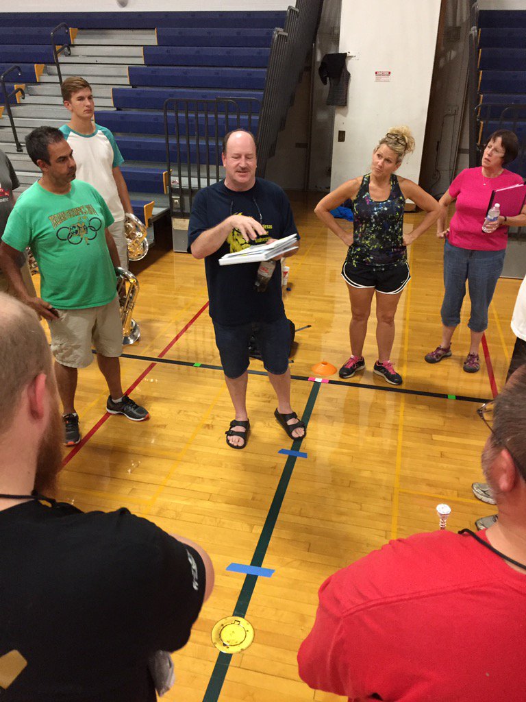 StarUnited's tweet photo. Expert instruction from @KeyPoulan in our rehearsal at Victor HS. https://t.co/IURRdxvuJ7