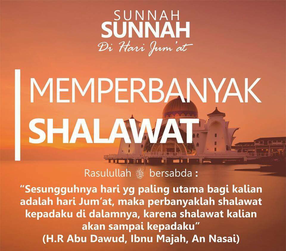 Alloh melipat gandakan balasan atas sekecil apapun kebaikan, Mari perbanyak sholawat di hari penuh berkah ini
