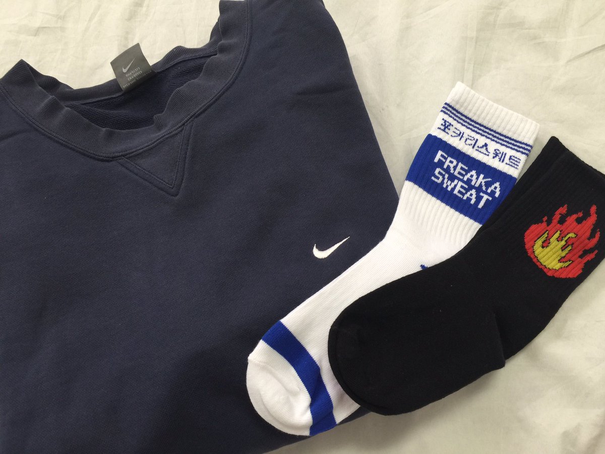 ampm_official_'s tweet photo. JETRAG Webストアもプレゼント企画やりまーーすｯ💋🌹💫
今月は【NIKEスウェット&amp;靴下2点】です！応募方法はフォローか、RTして頂くと抽選でこちらの商品をプレゼントいたします💘どしどしご応募ください😍☝🏻🎁
#jetrag https://t.co/FU2yihTSpY