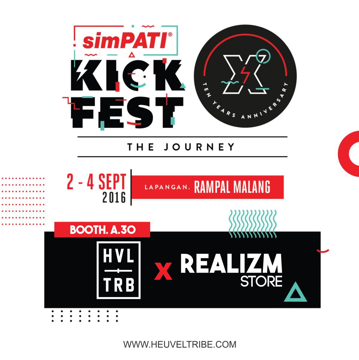 buat kalian ada dimalang, cus merapat ke KICK FEST THE JOURNEY booth Heuvel X <a href="/REALIZM_STORE/">REALIZM87</a>, DON'T FORGET IT!! \m/