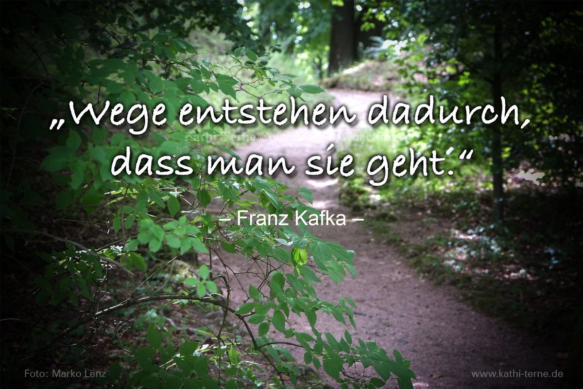 #motivation des Tages "Wege gehen"
#coaching #kreativität #business #Burnout #karriere #job