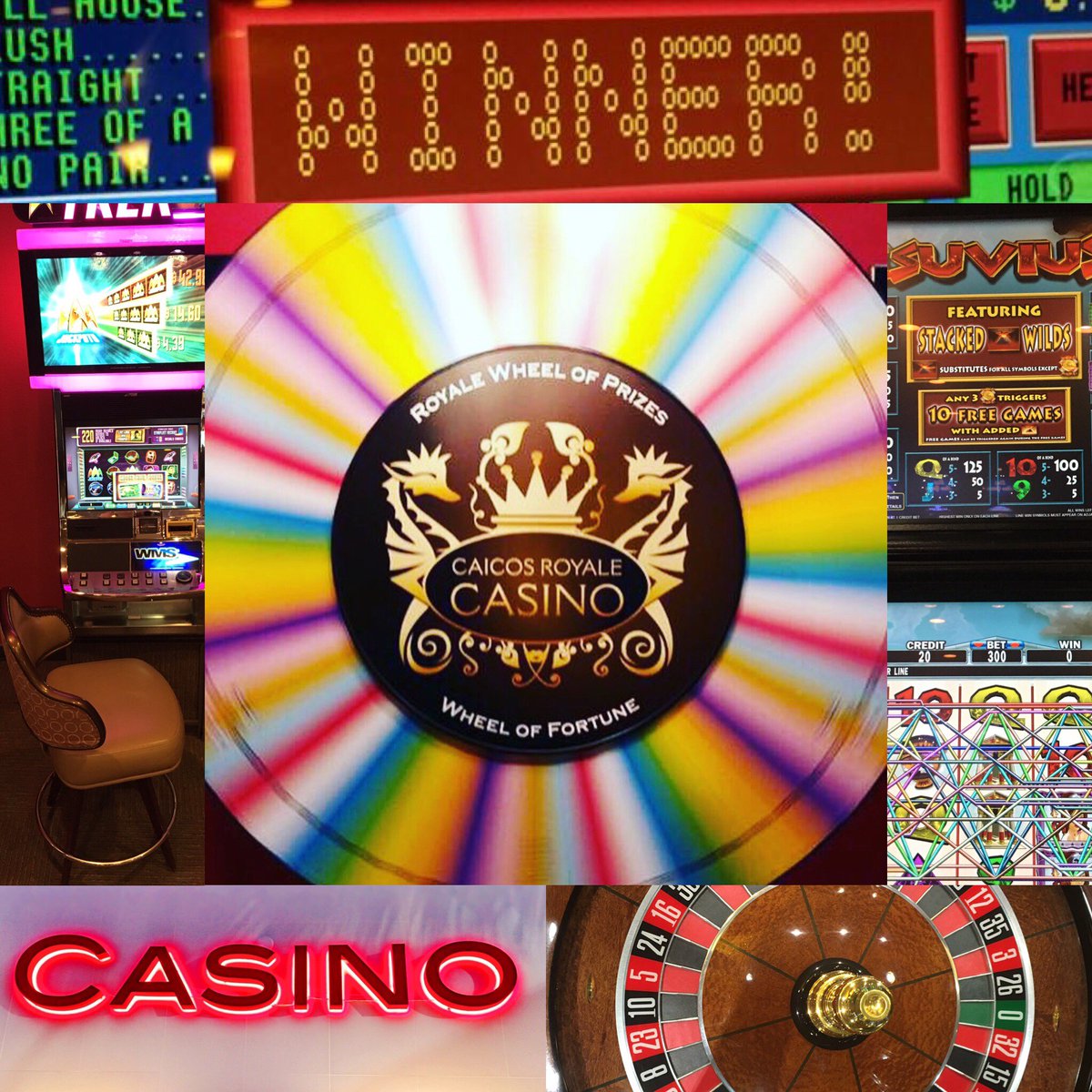 Tomorrow night kicks off with a new layout, higher limits, and our Wheel of Fortune as we reopen! #TCIslands #Provo