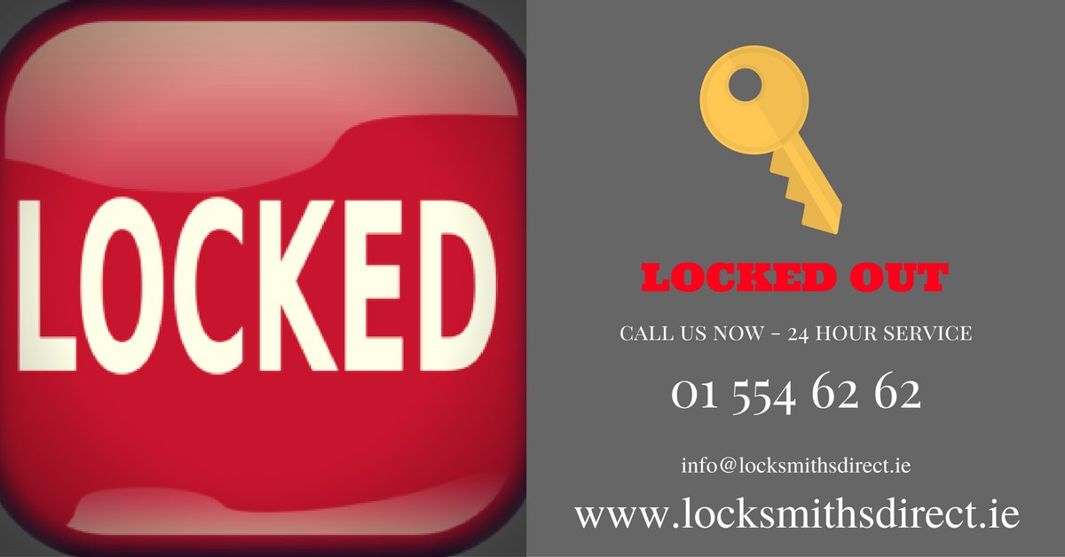 If you ever find yourself locked out of your home, office, work or car, give us a call 01 554 62 62
