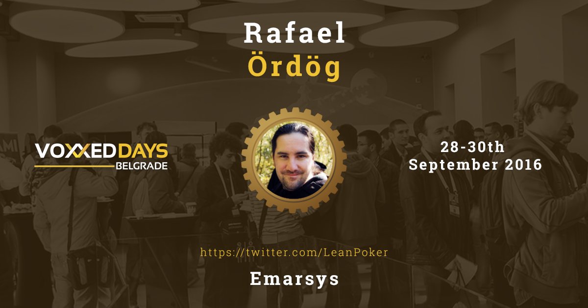 Apply for a Lean Poker #coding challenge at #vdb16 bit.ly/RafaelÖrdögVDB… <a href="/Emarsys/">SAP Emarsys</a> <a href="/LeanPoker/">Lean Poker</a>