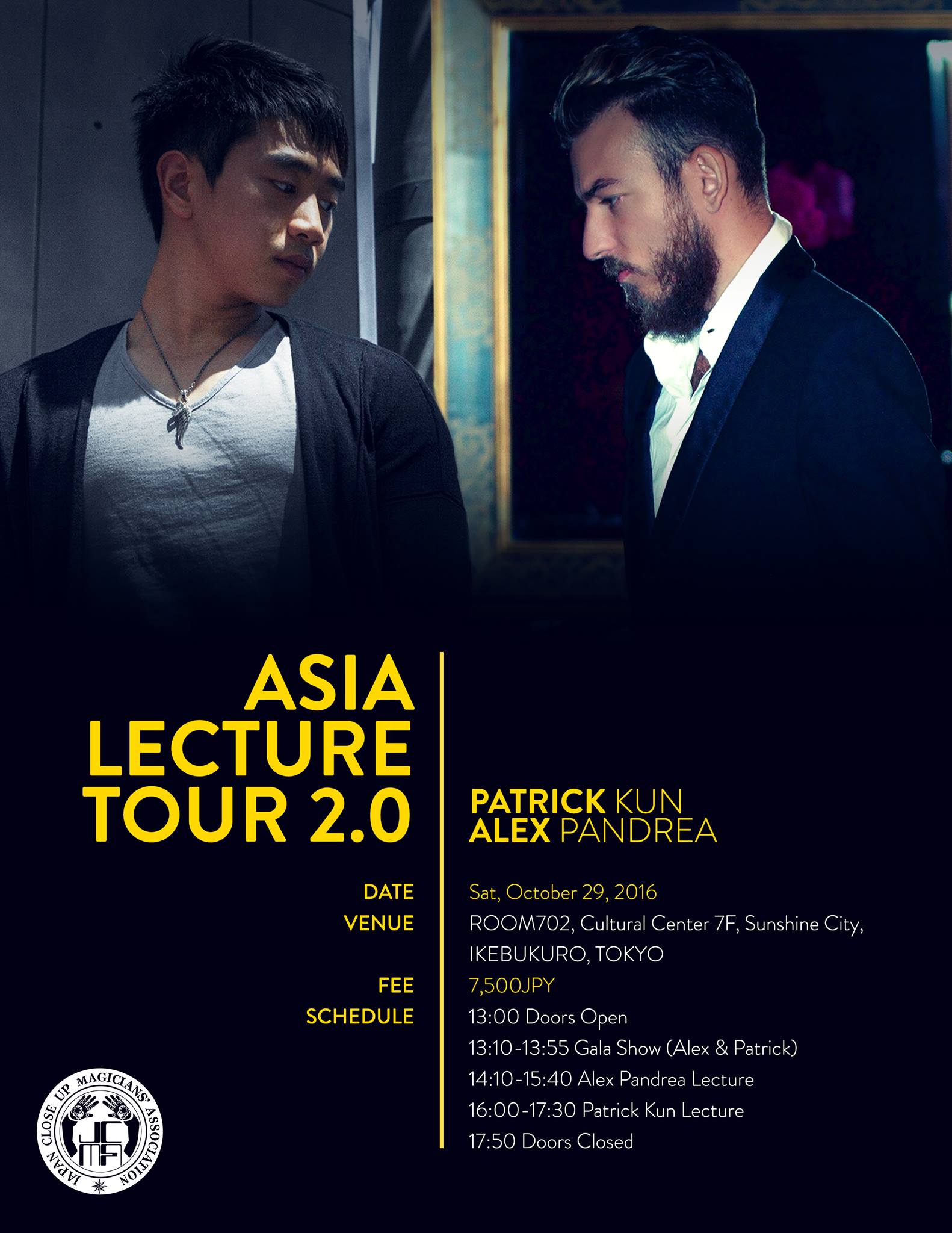 Kết quả hình ảnh cho Asia Lecture Tour 2.0 by Alex Pandrea and Patrick Kun