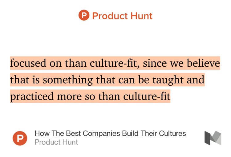 “focused on culture-fit, since we believe that is something that can…” — <a href="/ProductHunt/">Product Hunt 😸</a> medium.com/product-hunt/h…
