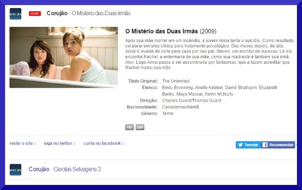 Limitedarazao's tweet photo. Quem será que programa os filmes da #TvGlobo [@RedeGlobo]?
No ar #ControleAbsoluto no Site: #OMistérioDasDuasIrmãs https://t.co/AVl76s4TjC