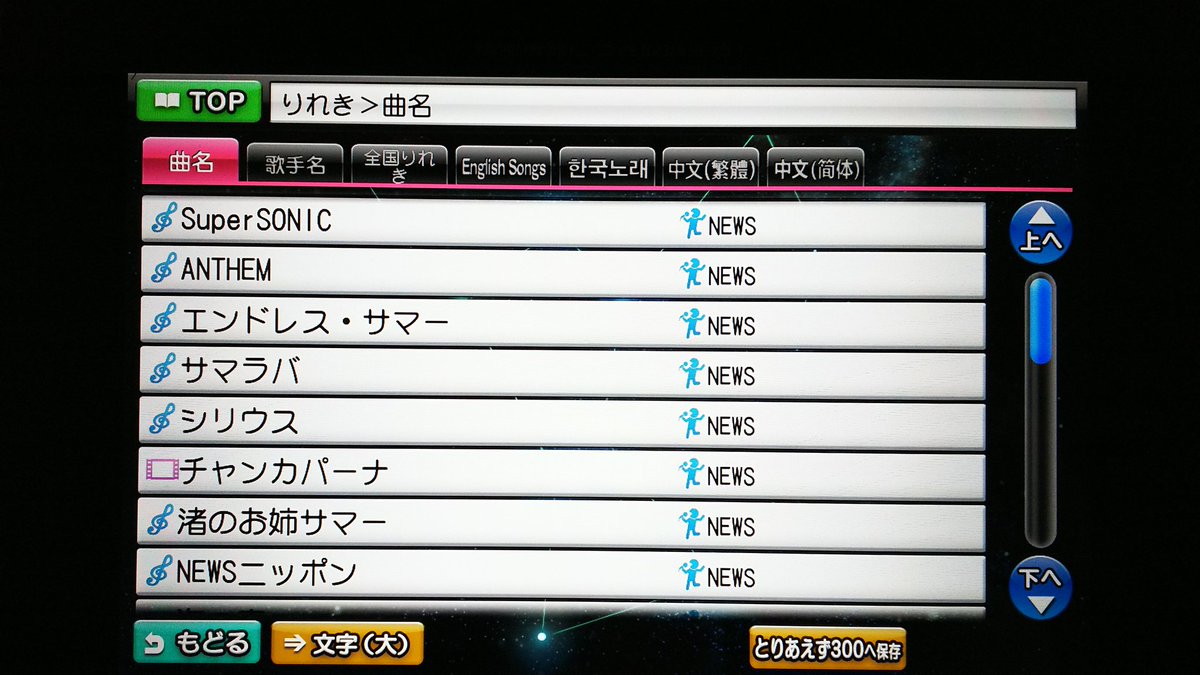 よっしー ナイスラビッツ 本日のヒトカラ結局二時間 ˊ ˋ Newsしか歌ってない なんて幸せな時間なんだろ そのうちフルスイングは2回歌いました そして愛言葉の歌詞にウルウル O News大好きだぁー