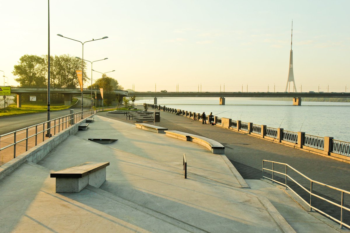 Promenāde - betona skeitparks Daugavas labajā krastā: skeits.lv/promenade-beto… 
#skeitparki #skeitbords #latvija