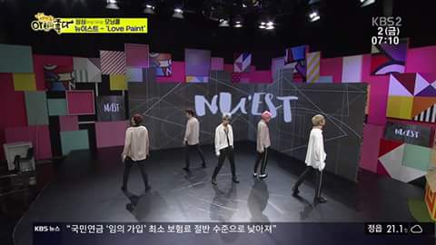 lees54473_lee's tweet image. #KBS2 #2TV #NUEST #NUEST_Canvas #CANVAS #Love_Paint #뉴이스트 #갠버소 #더소  
KBS2 2TV MORNING