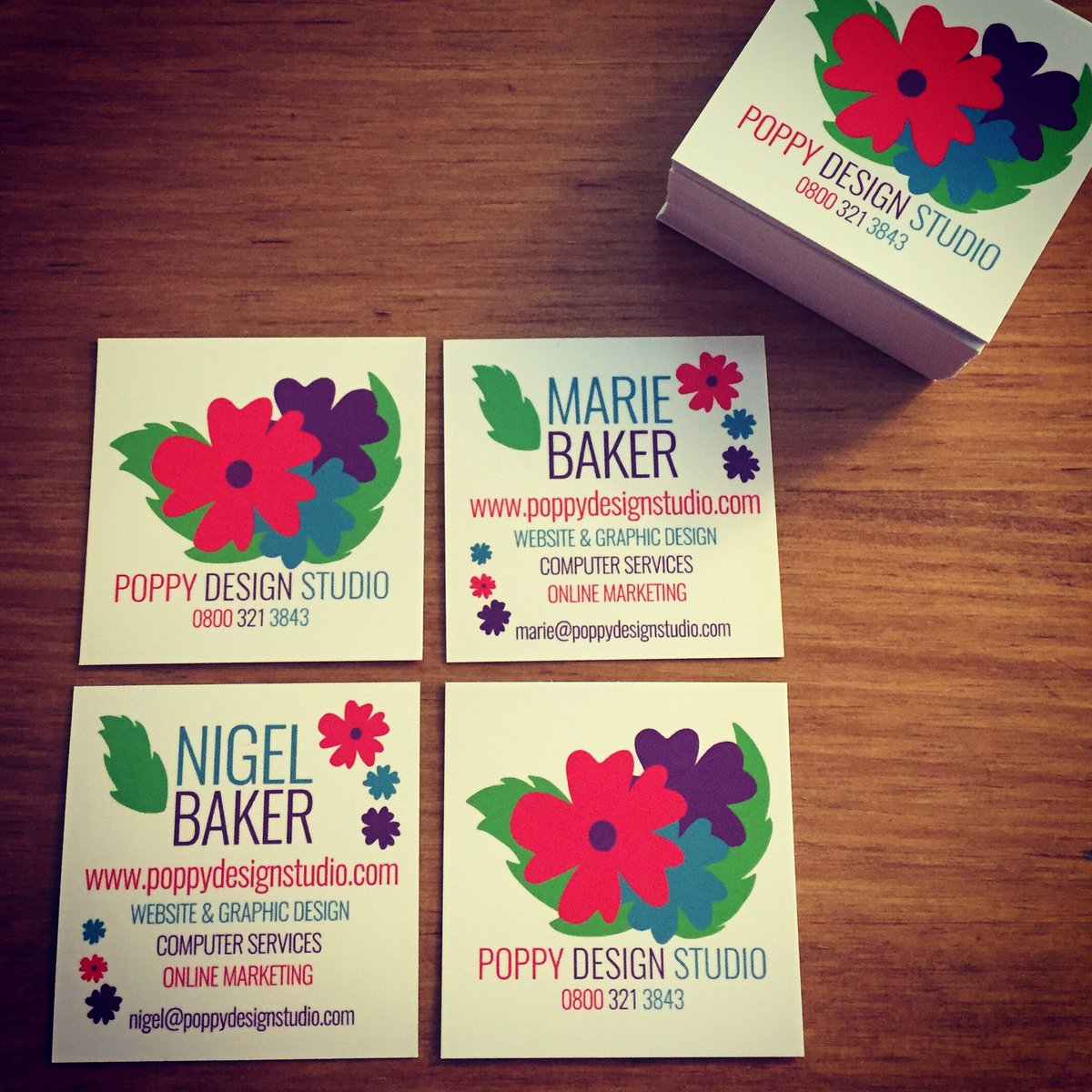 designsbypoppy's tweet photo. Our new velvet feel square business cards have arrived :) #design #biz #art #pds #poppydesign #branding #marketing https://t.co/T5IZwGbQnY