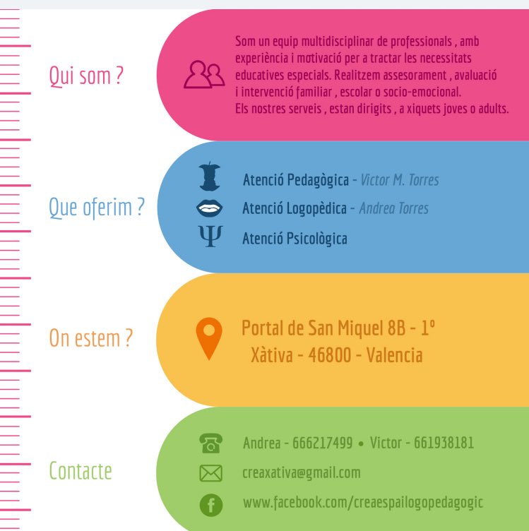 CREAXativa's tweet photo. Encara no sabeu qui som? Ací teniu tota la informació!! https://t.co/XhMiwQ5gOR