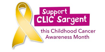 September is #ChildhoodCancerAwarenessMonth. Visit bit.ly/CLICSargentCCAM to get involved and show support #CCAM 🎗